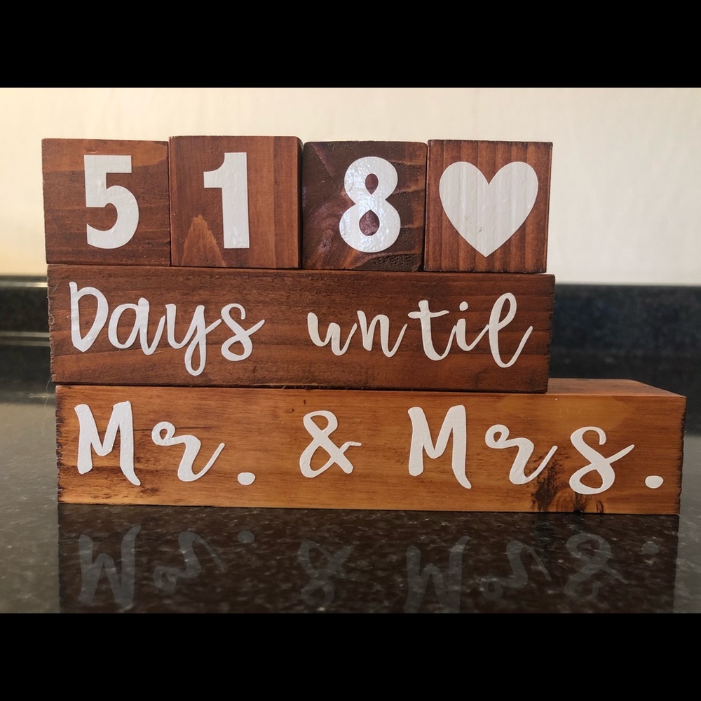 Wedding blocks